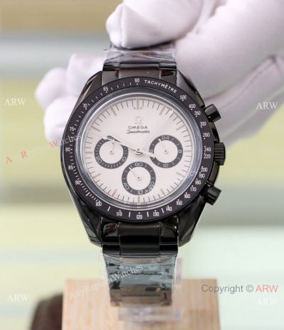 New Style Omega Speedmaster Chronograph Black Steel Watches-Best Omega Replica Watches